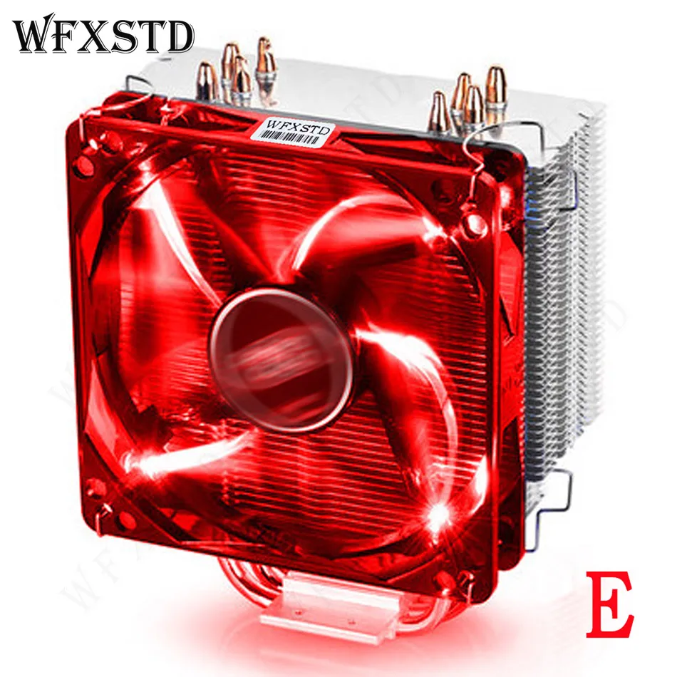 Dual Fan CPU Cooling Heatsink ultra-quiet for Intel 1155 I3 I5 I7 AMD AM2/AM2+/AM3 desktop computer heat pipe radiator Fans | Компьютеры и