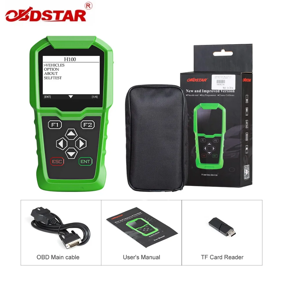 OBDSTAR H100 For Ford/Mazda Auto Key Programmer Contact Us for Exact Car list Before Ordering |