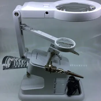 

Th-7026 Multifunctional Electric Luo Iron Desktop Magnifier Electronic Component Drawer Power Interface Workbench