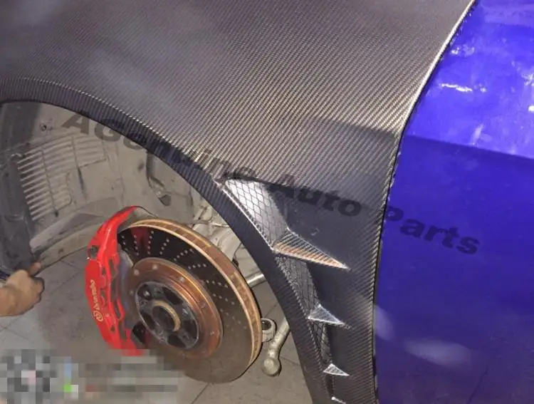 Agenuine высокого качества углеродное волокно автомобиля передние крылья для Volkswagen VW Golf MK7 GTI Rline