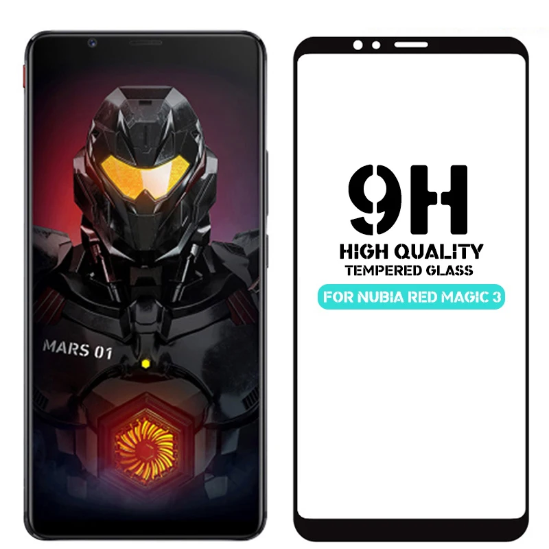 Закаленное стекло для ZTE Nubia Red Magic 3 защита экрана Magic3 защитная пленка 2.5D с полным