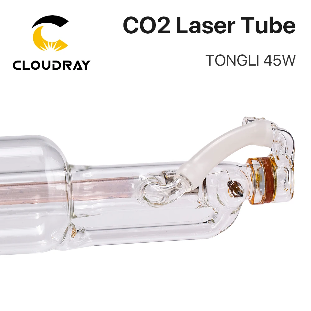 Cloudray TONGLI 800 мм 45 Вт Co2 стеклянная лазерная трубка для CO2 Лазерная гравировальная