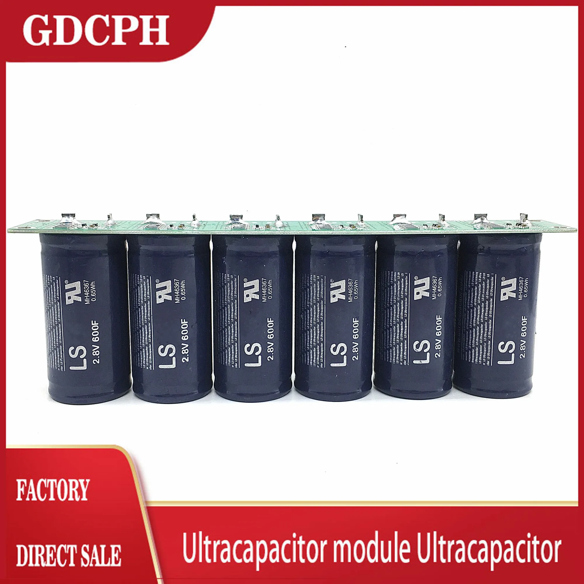 Farra Capacitor Auto rectifier 2.8V600F 72*35mm Flat pin Supercapacitor 16V100F Large capacity module 16V83F | Электронные