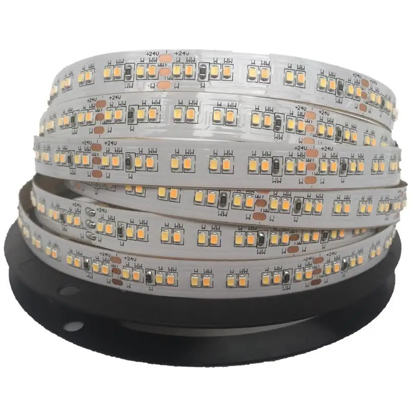 [Seven Neon]5M 2216 SMD LED Strip 10mm DC24V 240Led/M 19.2W CRI>90 dual white 7-10LM Micro 2216 LED flexible strip high lumen