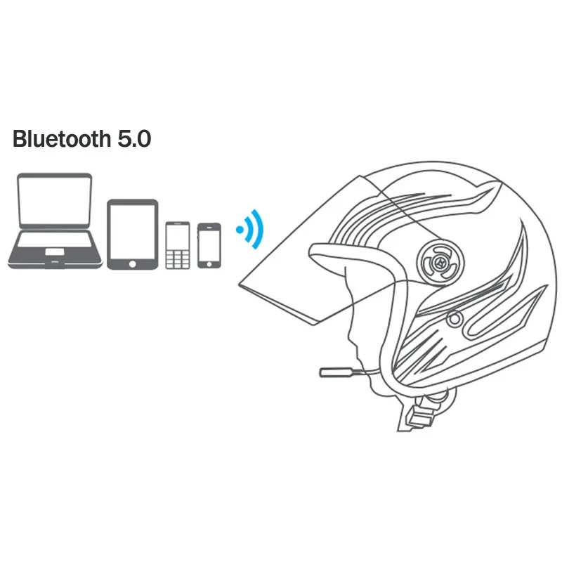 4-й двигатель беспроводной Bluetooth гарнитура мотоциклетный шлем наушники динамик громкой связи Музыка для MP3 MP4 смартфон dfdf