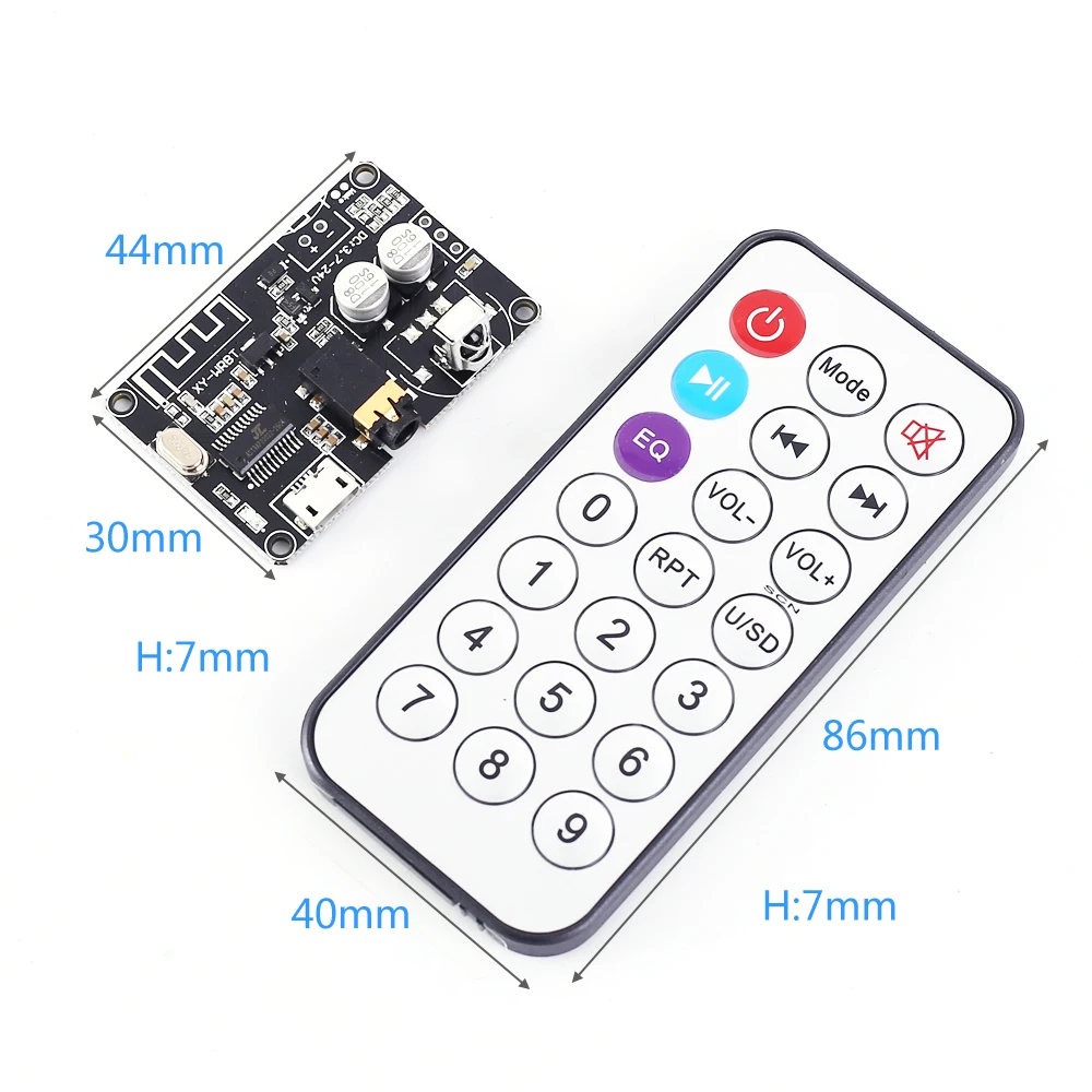 Bluetooth ресивер BLE 5 0 аудио стерео декодер модуль DC 3 7 в 24 для DIY регулятор напряжения