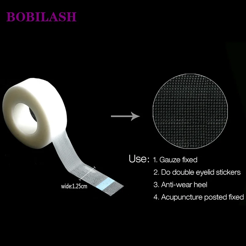 9 метров клейкая лента для наращивания ресниц PE дышащая ресница белая бумага