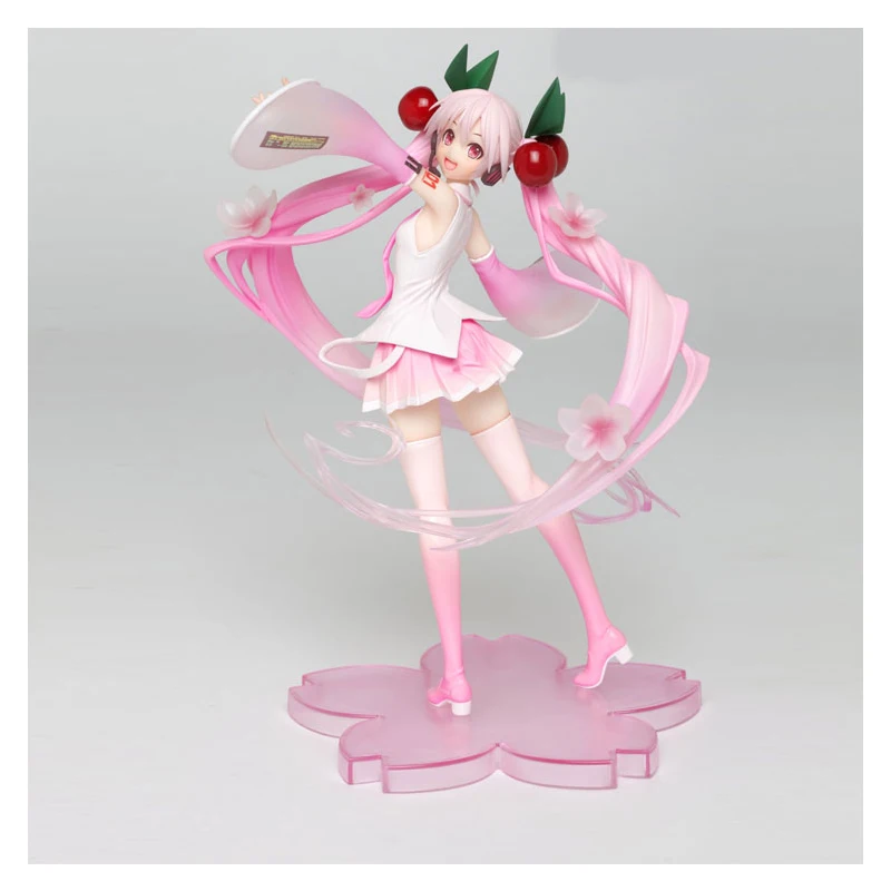 2020 New 23cm Anime Pink Sakura Ghost PVC Action Figures Girls Model Toys Collecting Gifts for Girls Dress wedding Spring