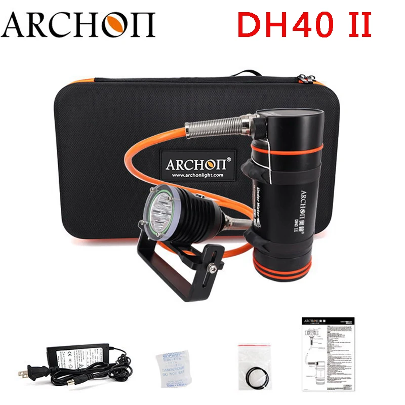 Фонарь ARCHON DH40 II WH46 для подводного плавания погружной фонарь с аккумулятором и