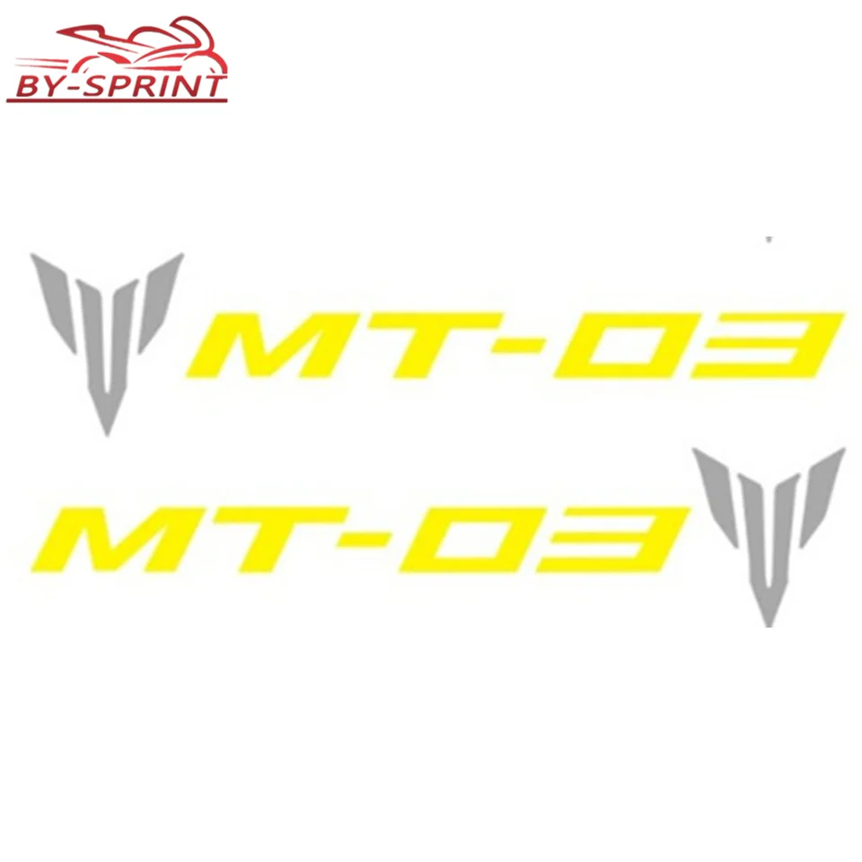 2 X мотоциклетные украшения универсальные эмблемы наклейки для YAMAHA MT 03 MT03 mt
