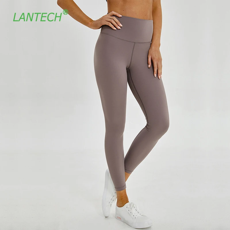 Классические Мягкие штаны для йоги LANTECH 2 0 версий Naked-Feel леггинсы спортзала