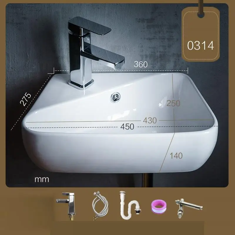 MODEL F Waschtisch Wasbak Evier черный Lavandino Bagno умывальник Da Appoggio Salle De Bain глубокая раковина поо Куба Banheiro Ванная комната раковина - Color: MODEL F