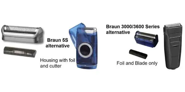 braun shaver foils 5s 3000 3600 cutters