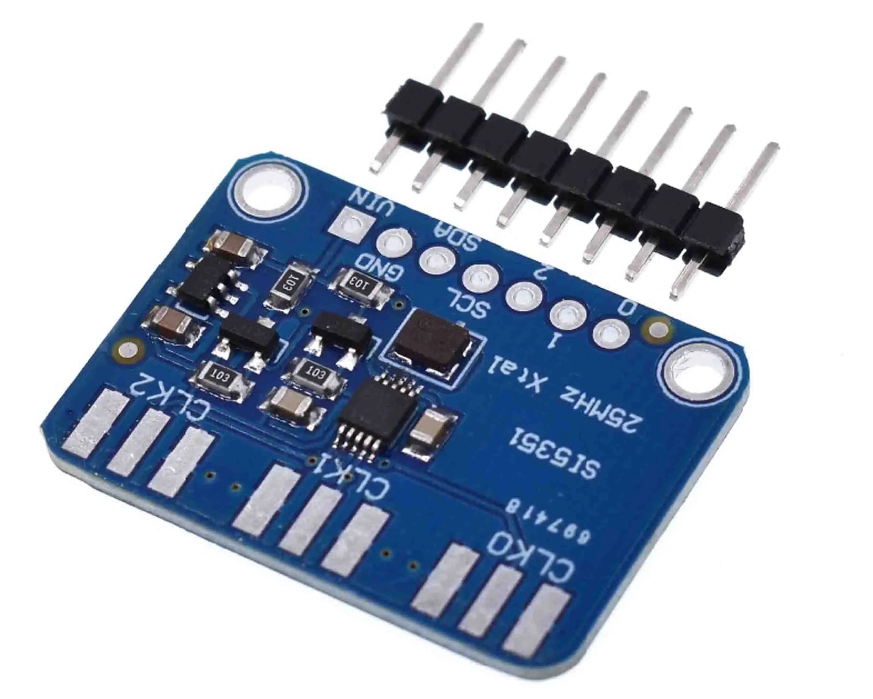 DC 3 V-5 V CJMCU-5351 Si5351A Si5351 I2C тактовый генератор коммутационная плата модуль генератор сигналов часы 8 кГц-160 МГц для Arduino - Цвет: Picture2