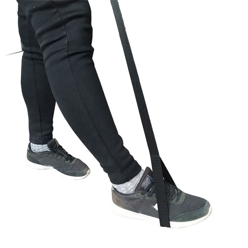 Stretchy Leg Lifter Strap Foot Loop Hand Grip For Senior Handicap Disability