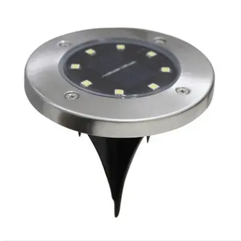 

8Pcs 8LED Solar Power Buried Light Under Ground Lamp Outdoor Path Garden Decking
