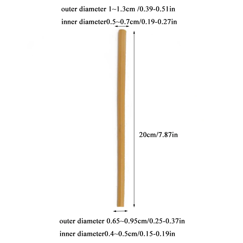 1 шт. многоразовые вечерние соломки из бамбука, органические соломки для питья, экологически чистые натуральные деревянные соломки для вечеринки, дня рождения, свадьбы, барный инструмент