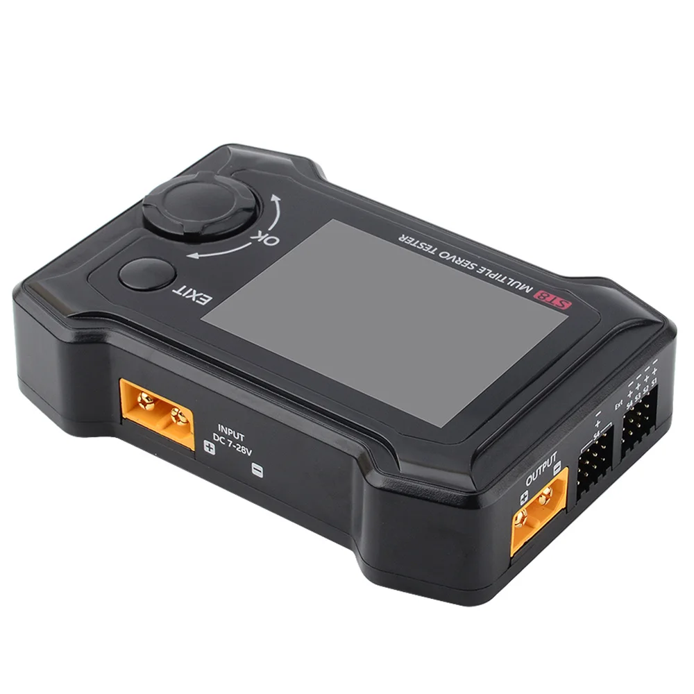 ToolkitRC ST8 8CH 100W 2A 7-28V ЖК-дисплей Servo специальный измерительный прибор PWM/PPM/SBUS сигнальный Скорость вкладыш шаг Servo анализатор 4 канальный программы