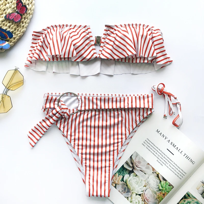 Two Piece Swimsuit Brazilian Bikini Push Up Swimwear Women Swimming Suit for Women High Waisted Bathing Suits Bikinis Mujer