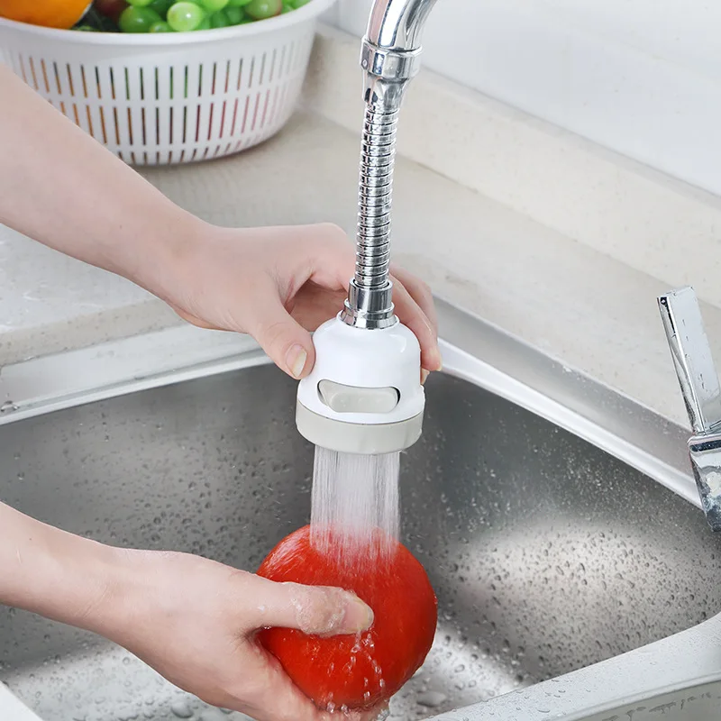 3 Modes Aerator Faucet Water Saving Filter High Pressure Spray Nozzle Shower 360 Degree Rotate Flexible Aerator Diffuser