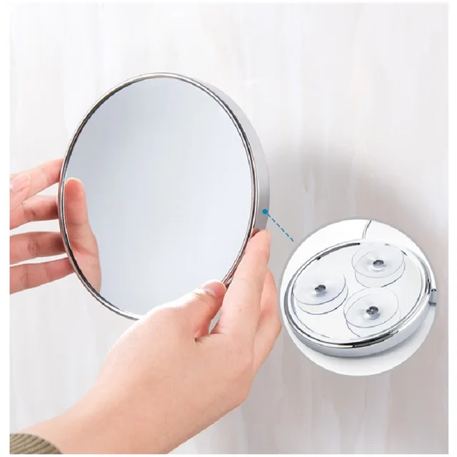 $US $11.50 ANHO Makeup Mirror Swivel Bathroom Magnifying Mirror Sucker Rotatable Mirror Beauty Double Sided