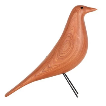 

Handmade Wood Decor Bird Handicraft Home Decoration Art Craft Birthday Gift Wooden Bird Puppet Natural Wood Decor for Office