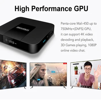 

iBRAVEBOX A5S Mini Android 8.1 TV Box Smart TV H2.65 IPTV 4K Set Top Box TVBOX IPTV Media Player Amlogic S905W 2G 16G Tanix Box
