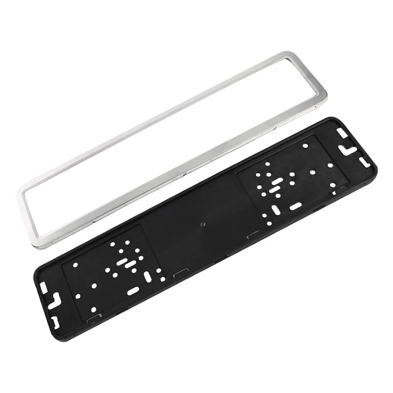Support Universel Pour Cadre De Plaque D'immatriculation En Acier Inoxydable - Fixation Robuste Et Facile, Toutes Voitures