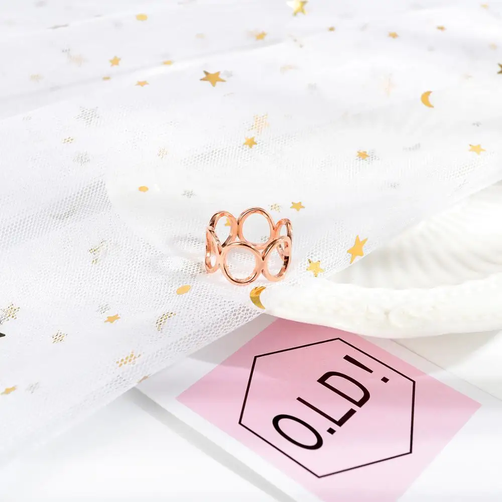 

Stainless steel rings for women rings 10pcs bulk items wholesale luxury round ladies finger ring fashion gold sale accessories