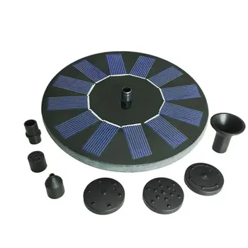 

13CM outdoor pool round solar floating water fountain Submersible pump Pattern spray Wear-resistant Decoration