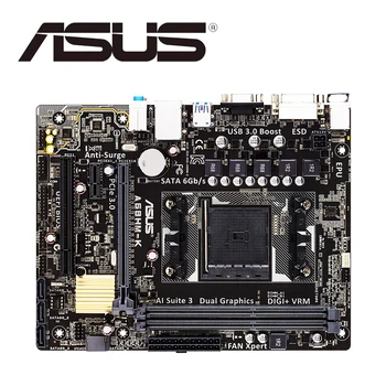 

ASUS A68HM-K Desktop Mainboard A68H Chipset Socket FM2/FM2+ Dual Channel DDR3 PCI-E 3.0 Micro ATX Motherboard USB3.0
