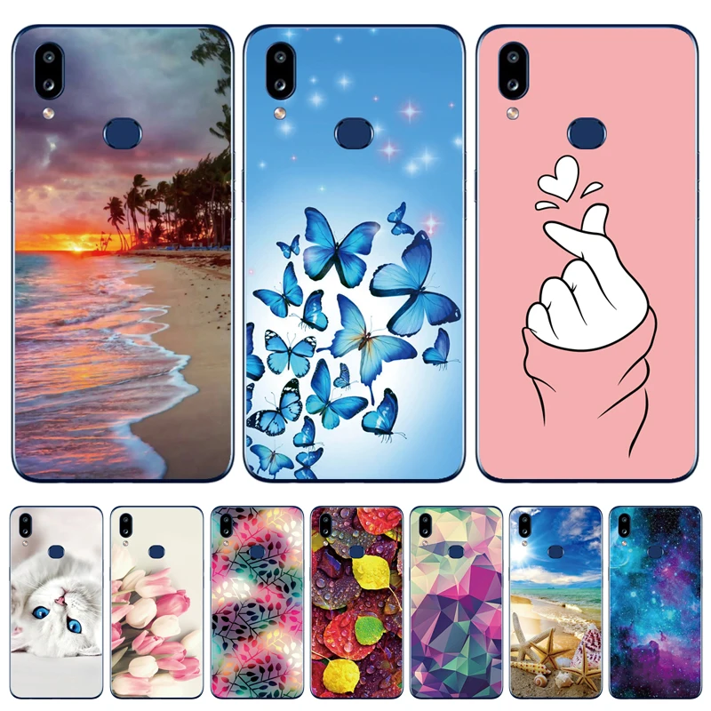 Чехол для Samsung A10S Мягкая силиконовая задняя крышка чехол телефона Galaxy GalaxyA10S A 10S
