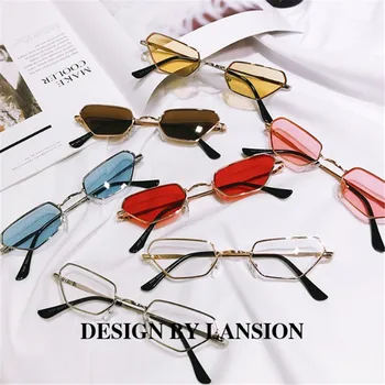 

New Fashion Rectangle Rhinestone Sunglasses Women Steampunk Diamond Sun Glasses Crystal Vintage Shades Eyeglasses UV400 Oculos