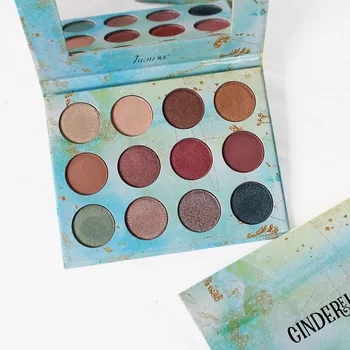 

12 Color Charming Eyeshadow Palette Make up Palette Shimmer Matte Highly Pigment Glitter Eye Shadow Powder Pallete Nude Cosmetic