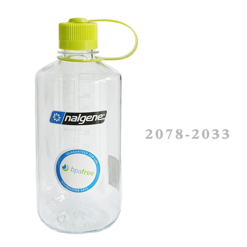 Nalgene, спортивная чашка для улицы, портативный пластиковый чайник, чашка с маленьким отверстием для рта, бутылка для фитнеса, велоспорта, кемпинга, путешествий 1000 мл - Цвет: 2078-2033