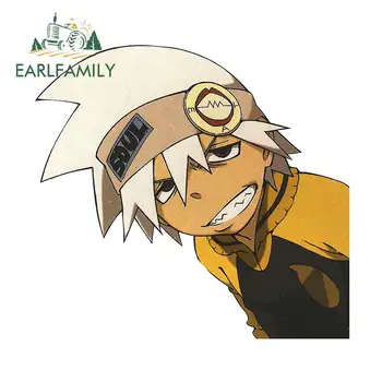 

EARLFAMILY 13cm x 12.2cm For Soul Eater Motorcycle Car Stickers Vinyl Material Decal Graffiti Sticker Refrigerator Decor