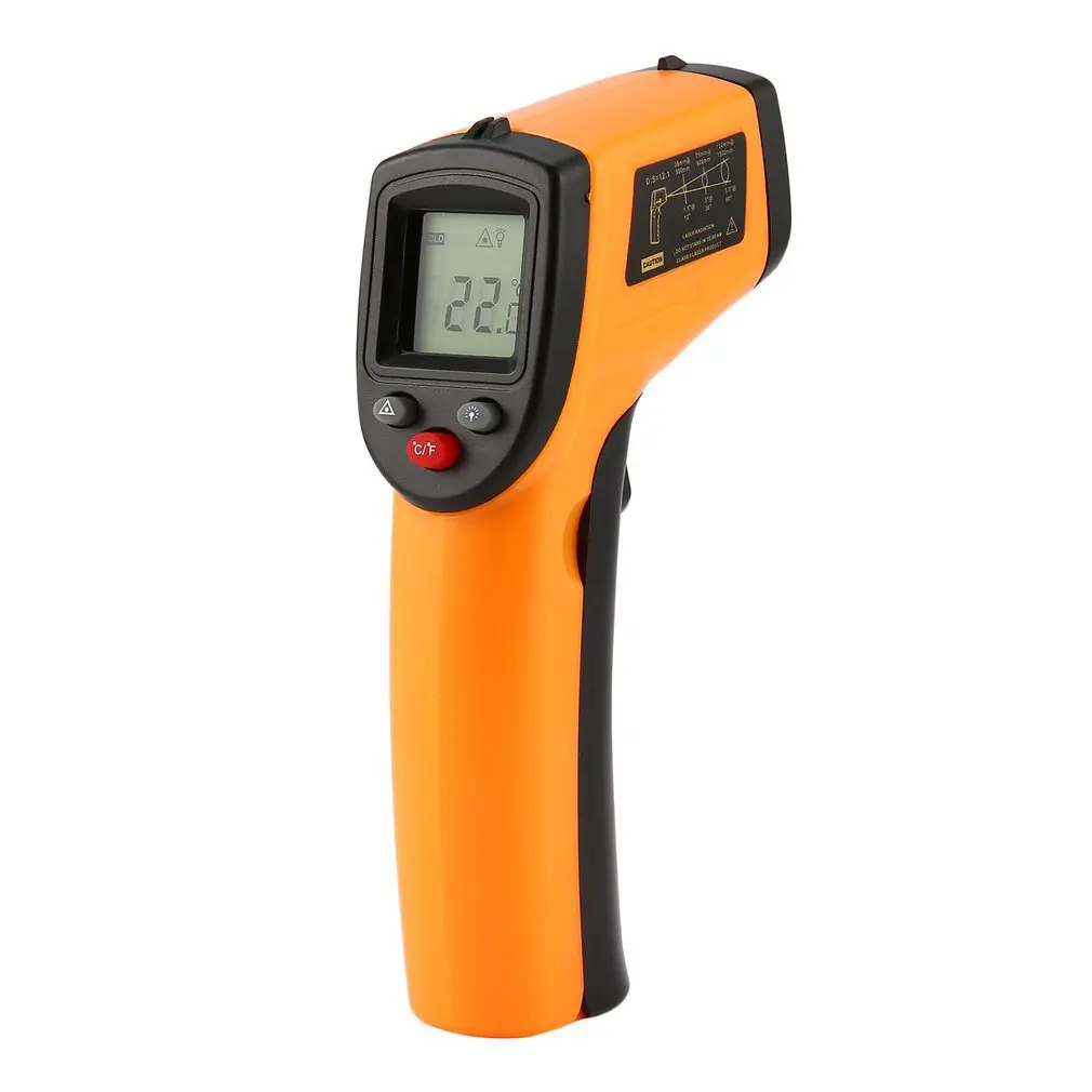 

1PC GM320 Laser LCD Digital IR Infrared Thermometer Temperature Meter Gun Point -50~380 Degree Non-Contact Thermometer Wholesale