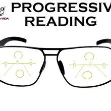 Кларавида для мужчин и женщин супер большие прогрессивные очки для чтения Мультифокальные бифокальные+ от 1 до 4
