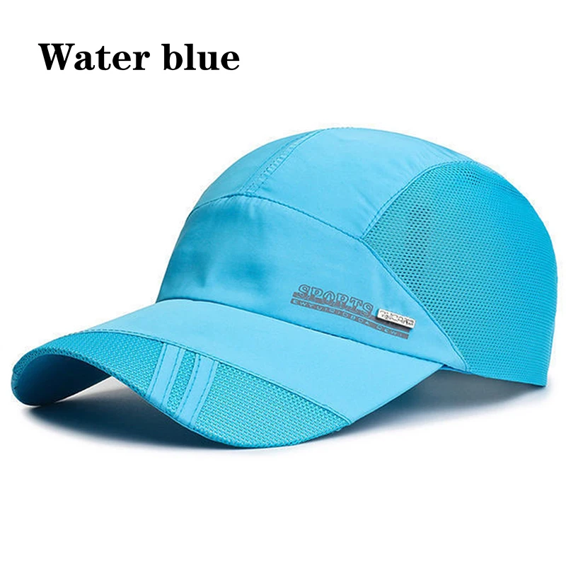 Mens Summer Outdoor Sport Baseball Hat Running Visor Cap Quick Dry Mesh Cap 8 Colors baseball cap,fashion hat,sports hat