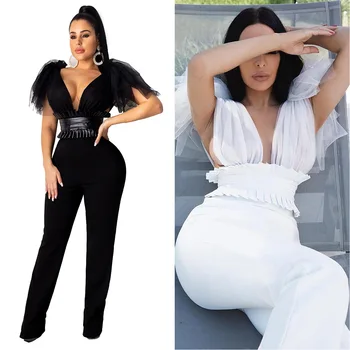 

Women Jumpsuit High Waist Pants Womens Pants