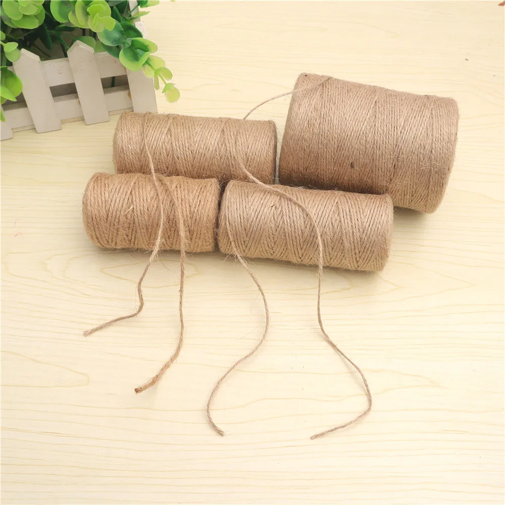 Creative Deco Corde Naturelle en Jute - 300m - Chanvre, 3 plis