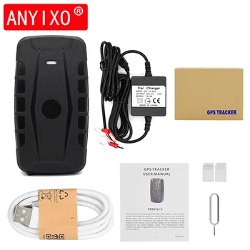 Tkstar rastreador GPS de coche-localizador GPS para vehículo magnético TK918, batería de 20000mAh, tiempo de Larga modo de reposo, resistente al agua IP67, alarma de caída de choque, aplicación Web gratuita