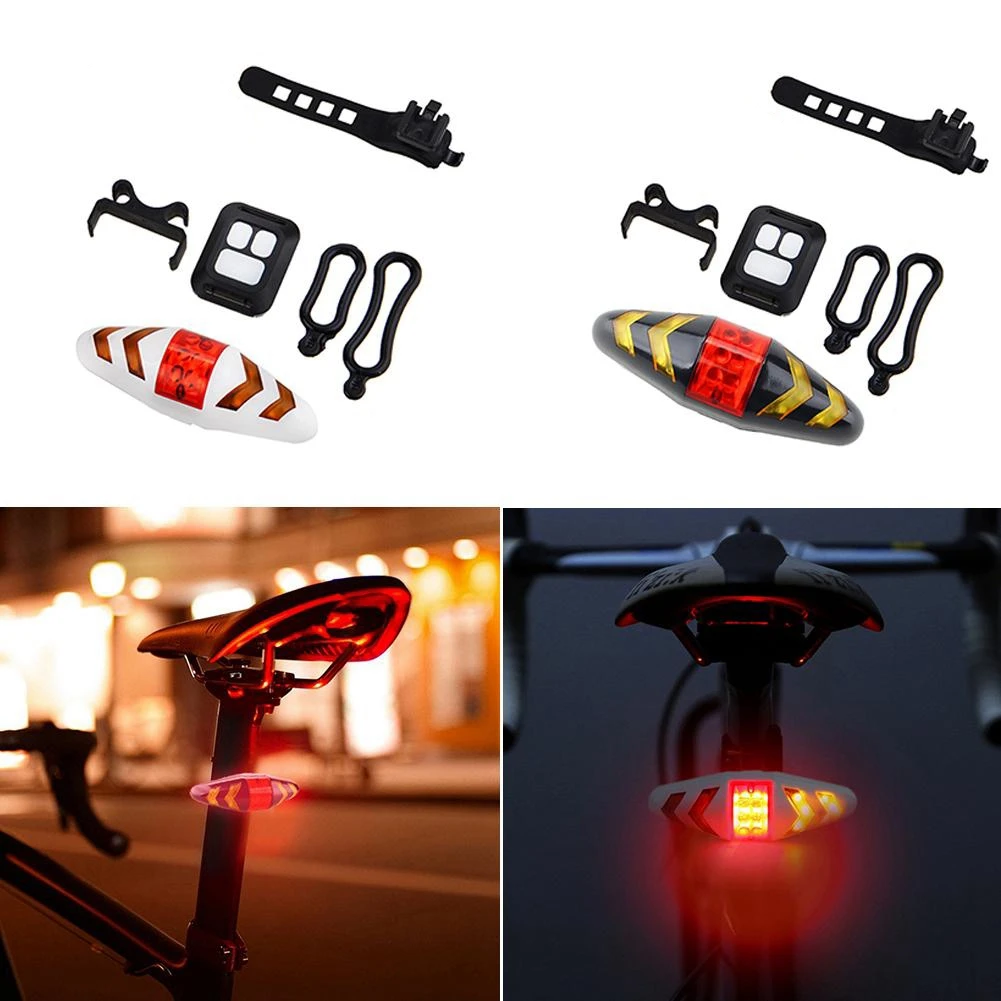 Велосипедный сигнал поворота беспроводной пульт дистанционного управления горные велосипеды задние фонари велосипедные огни мигающие фары черный