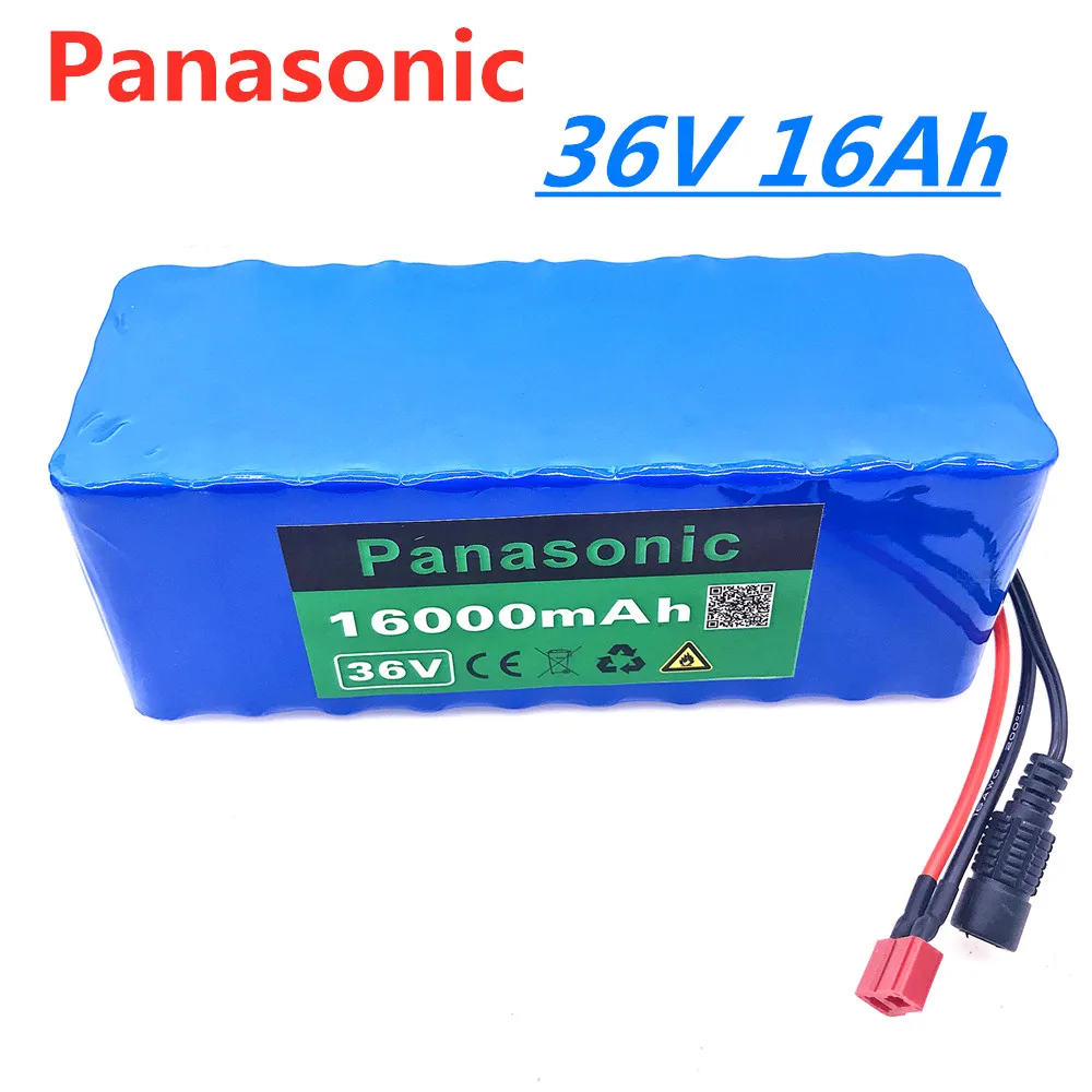 Panasonic е-байка 36В Батарея 10S4P 16ah Батарея 500W высокой энергии Батарея 42В 16000 мА/ч, электрический велосипед BMS