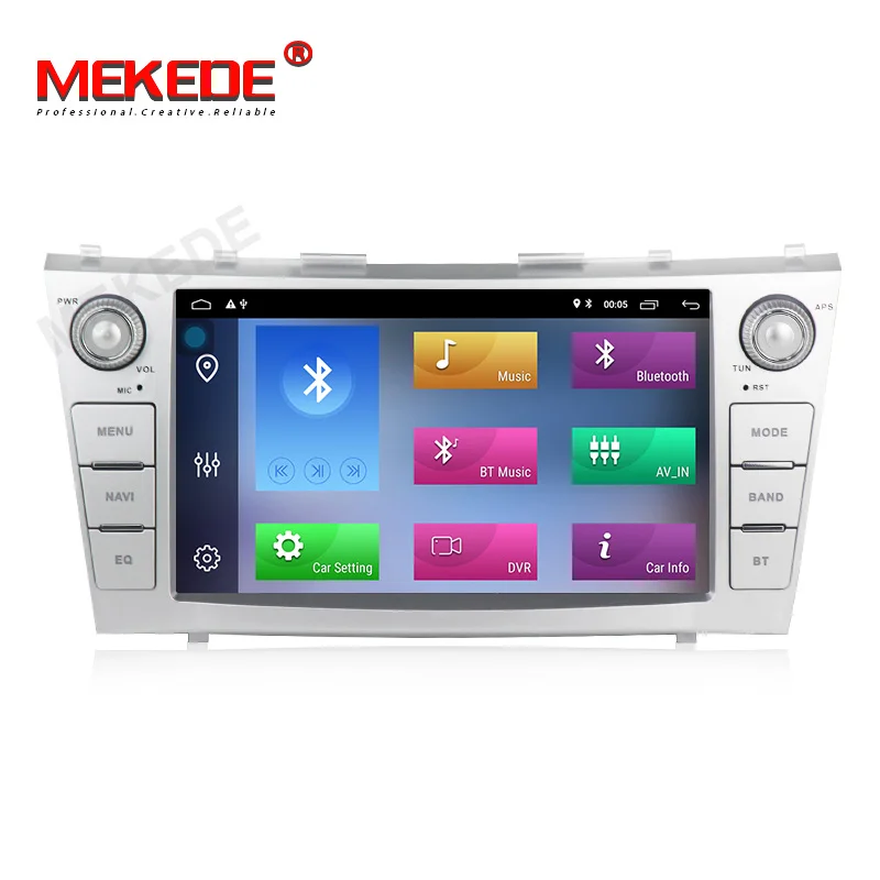 Best MEKEDE DSP 2Din car Multimedia player for Toyota Camry 7 40 50 2006-2011 car dvd gps player radio cassette wifi RDS 4