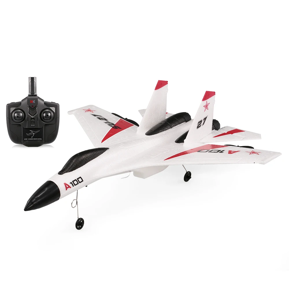 

Original XK A100 RC Airplane 2.4G 340mm 3CH RC Airplanes Fixed Wing Plane Aircraft Outdoor Kids Toys Boys Gifts