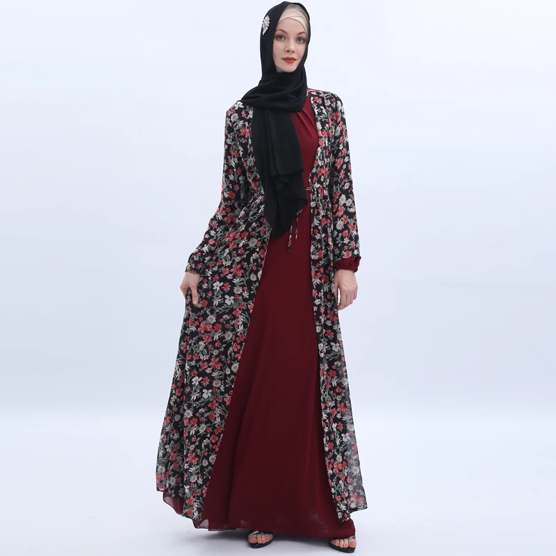 Abaya кимоно Дубай мусульманский хиджаб платье кафтан Турецкая мусульманская одежда Абая для женщин Caftan халат Femme Musulman Djelaba Femme