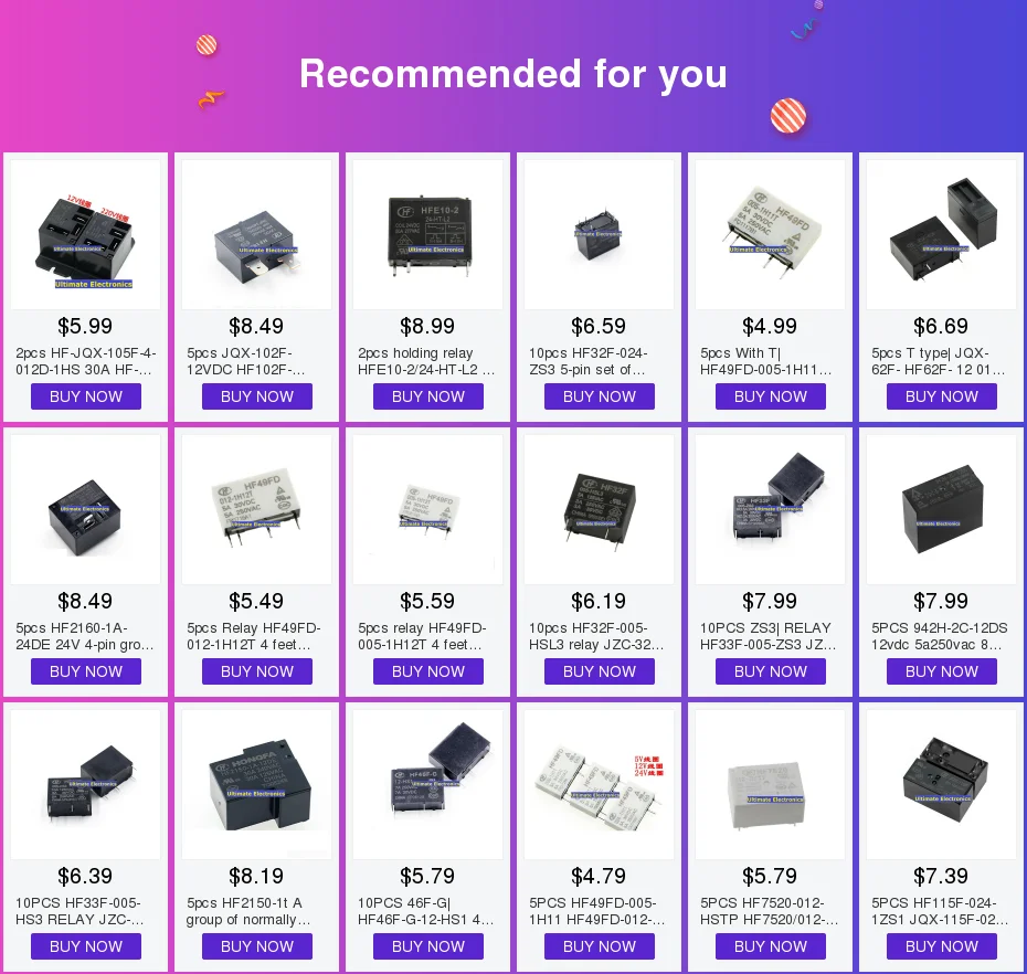 5 шт HF-JQX-115F-005-1ZS3 HF-JQX-115F-012-1ZS3 HF-JQX-115F-024-1ZS3 группа 8-контактный 16A реле
