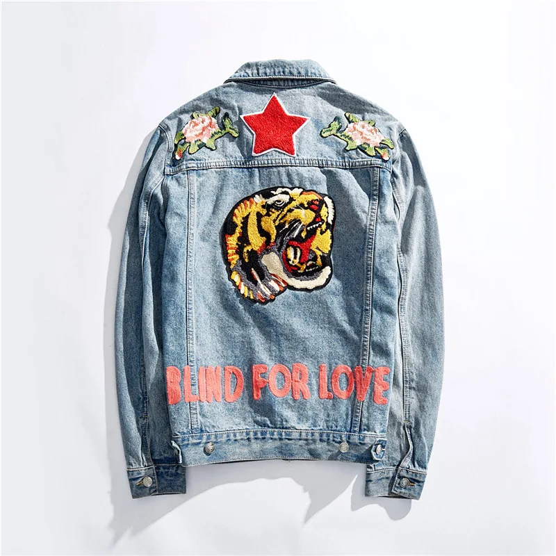 blind for love denim jacket