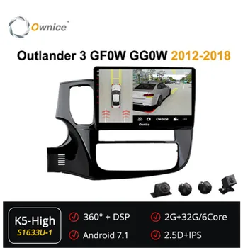 

Ownice Android 7.1 6Core 360 Panorama Car DVD GPS forMitsubishi Outlander 2013 -2017 2018 GPS Car Head Unit Radio 4G LTE DSP